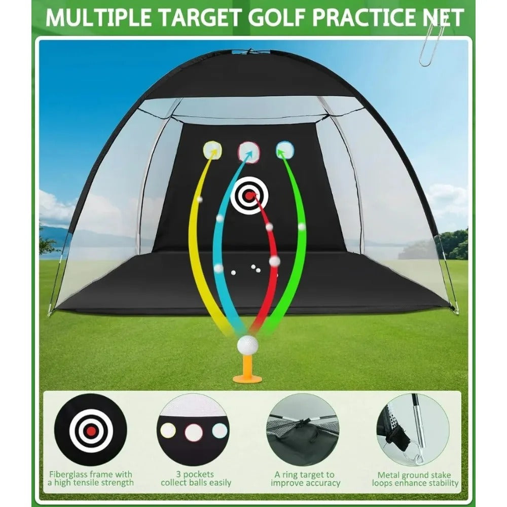 2M Golf Practice Net Golf Cage